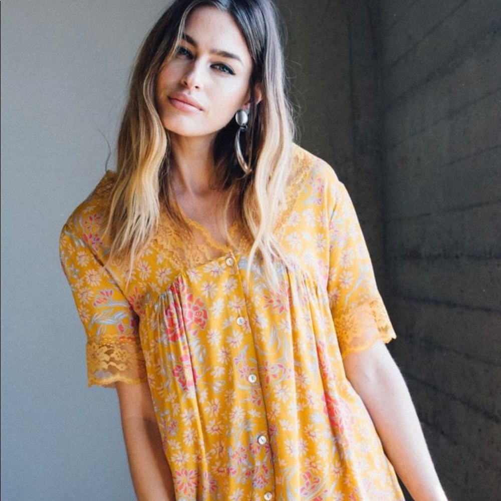 Novella Royale cedar dress saffron size M